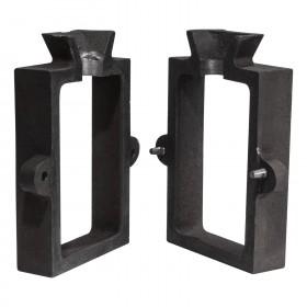 2-Piece Cast Iron Mold Flask Frame with 2 Pins