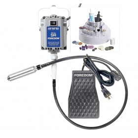 Foredom's K.2230 Classic Jeweler's Flex Shaft Kit with H.30 Handpiece Foot Control & Accessories 