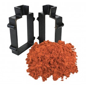 Sand Casting Set with 10 Lbs of Petrobond Sand Casting Clay & Cast Iron Mold Flask Frame