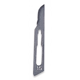 100 Pack - #15 Stainless Steel Economy Scalpel Blades