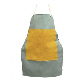 24" x 36" Flame Retardant Apron with Leather Patch
