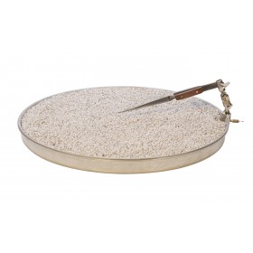 12" 360° Rotating Soldering Pan with Third Hand Clamp, Tweezers, & Pumice