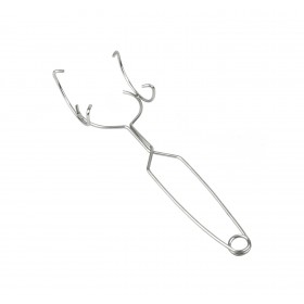 9" Small Whip Tongs for 100 and 250 Gram Ceramic Crucibles