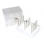 12-Piece Panther® Inverted Cone Bur Set Sizes 0.60 to 2.30 MM