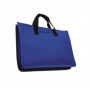 11" x 15" Flat-Opening Blue Canvas Tote Bag