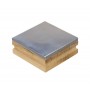 3" Steel Bench Block with Wooden Base