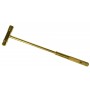 Interchangeable Brass Hammer with Brass, Nylon, & Fiber Heads