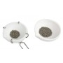 Large & Small Ceramic Crucible Set with Whip Tongs