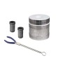 Mini Pro Kiln Propane Melting Furnace with Tongs and Grooved Graphite Crucibles