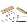 Jewelry Making Tool Kit with Saw Frame, Ring Clamp, Bench Pin, & Blades