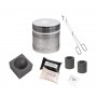 Deluxe Mini Pro Kiln Propane Assay Smelting Flux Furnace Kit with Single Cavity Graphite Conical Mold & Accessories