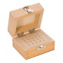 Wooden Bur Box with 20 Holes 