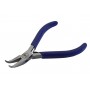 Slim 4-1/2" Bent Chain Nose Pliers - Blue