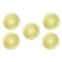5 Pack of 3" Yellow Radial Discs - 80 Grit