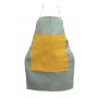 24" x 48" Flame Retardant Apron with Leather Patch